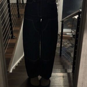 Zara Black Wide Leg Jeans
